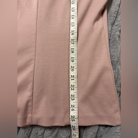 Mauve Stretch Blazer With Single Button Closure - Picture 8 of 9